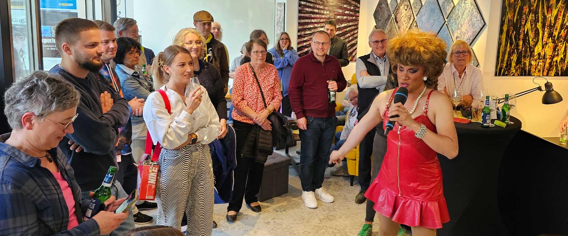 korridor.art | Show mit Patrick Granado als Tina Turner