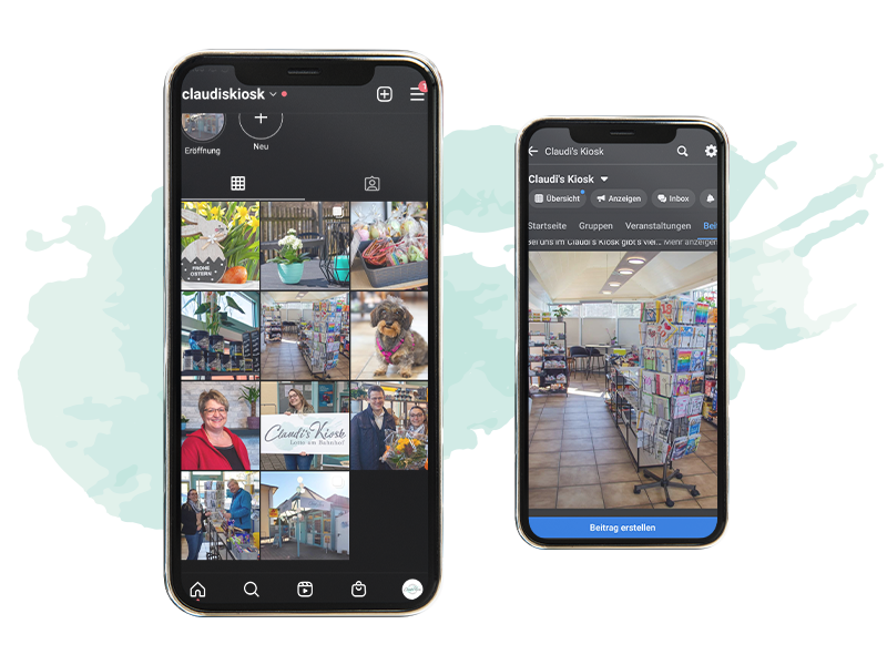 Social Media Claudi's Kiosk | korridor.co Social Media Claudi's Kiosk | korridor.co