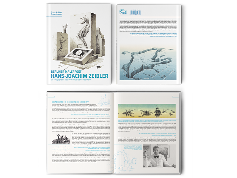 Buchdesign & Layout Berliner Malerpoet Hans-Joachim Zeidler | korridor.co