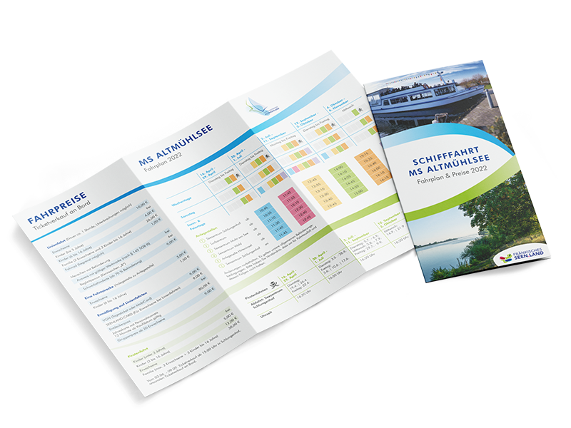 Neues Design für den Altmühlsee | Fahrplan Schifffahrt Neues Design für den Altmühlsee | Fahrplan Schifffahrt