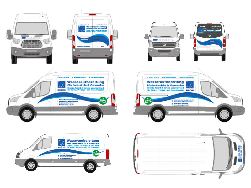 aqua-Technik Fahrzeugfolierung Design