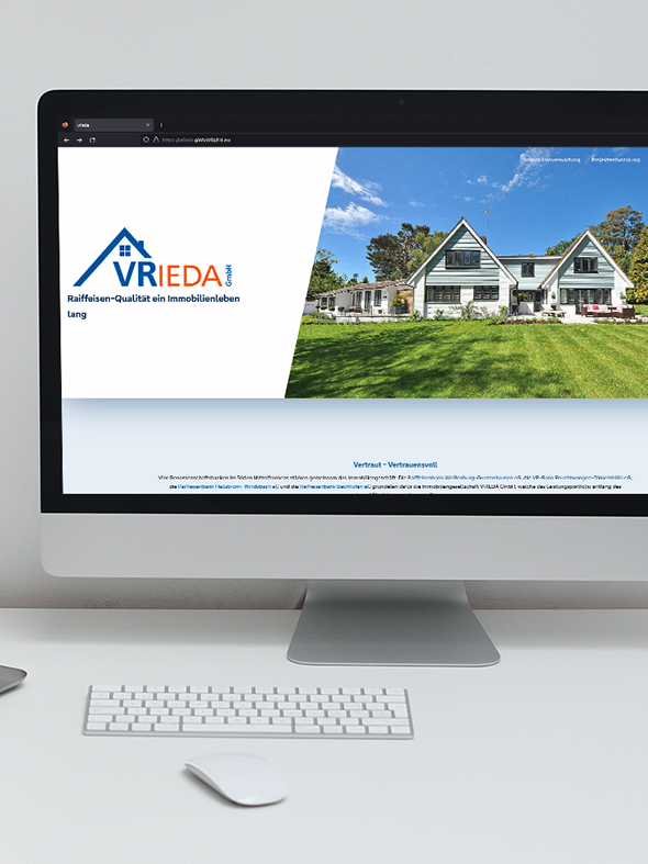 VRIEDA GmbH Website