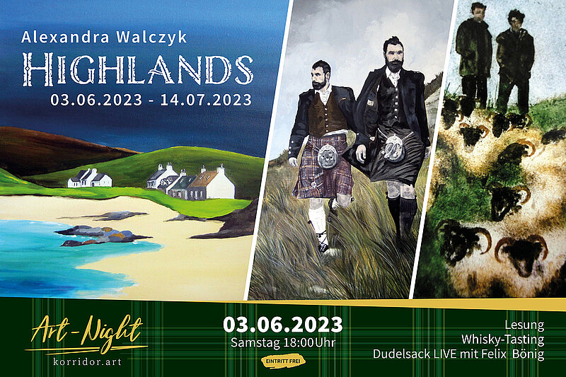 korridor.art | Ausstellung - Highlands - Alexandra Walczyk