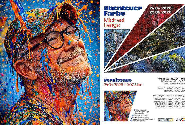 korridor.art | Ausstellung - Abenteuer Farbe - Michael Lange