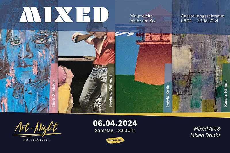 korridor.art | Ausstellung - Mixed - Malprojekt Muhr am See