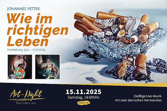 korridor.art | Ausstellung "Wie im richtigen Leben" - Johannes Vetter