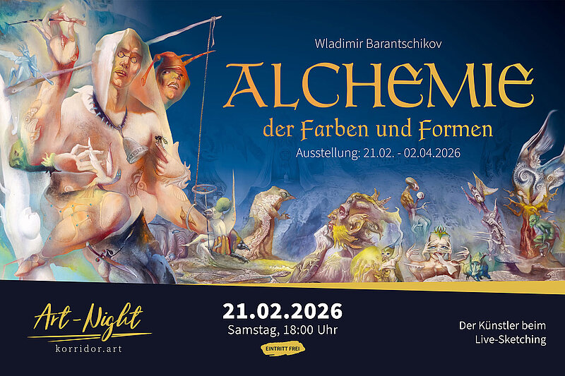 korridor.art | Ausstellung - Alchemie der Farben und Formen - Wladimir Barantschikov