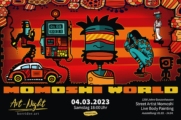 korridor.art | Ausstellung - Momoshi World