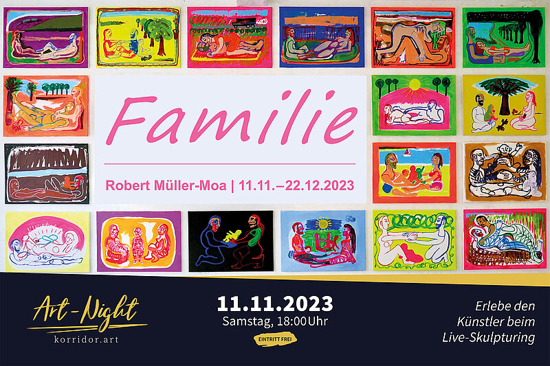 korridor.art | Ausstellung - Familie - Robert Müller-Moa