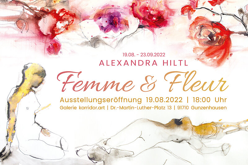 korridor.art | Ausstellung - Femme et Fleur - Alexandra Hiltl