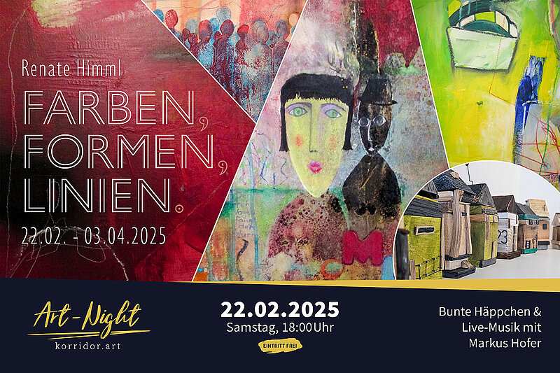 korridor.art | Ausstellung - Farben Formen Linien - Renate Himml