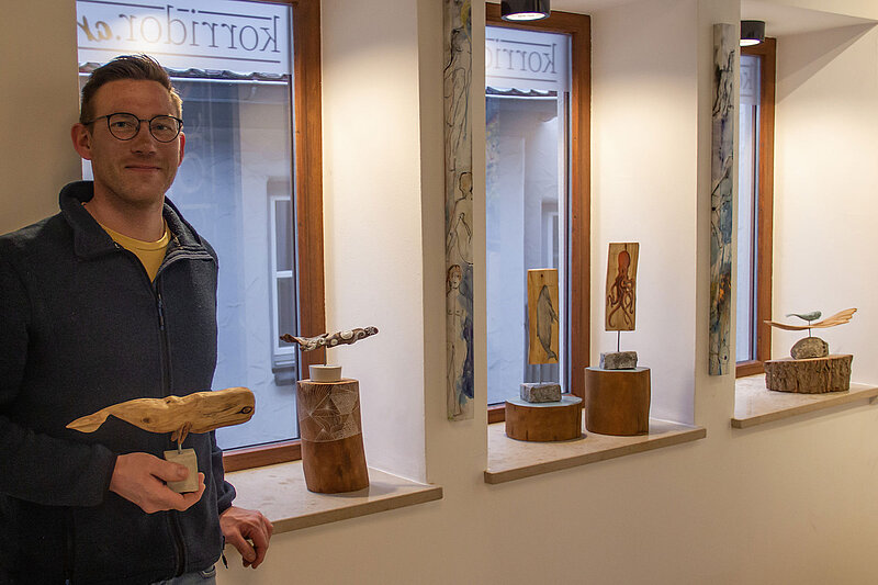 korridor.art | Ausstellung - Wal & Krake - Andreas Spata